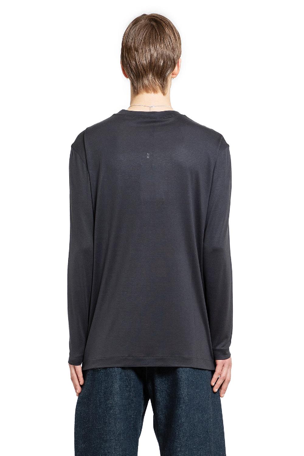 Antonioli LEMAIRE MAN BLACK T-SHIRTS & TANK TOPS