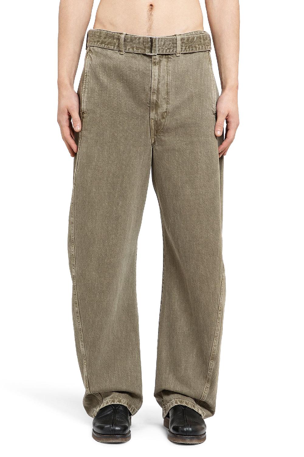 Antonioli LEMAIRE MAN GREEN TROUSERS