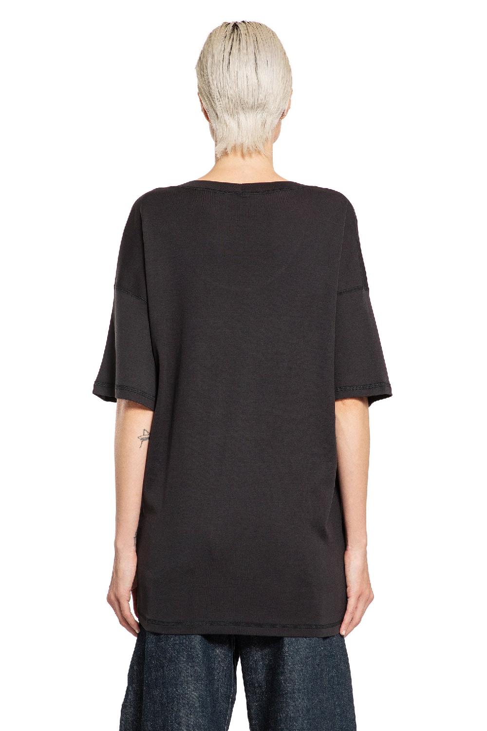 Antonioli LEMAIRE WOMAN BLACK T-SHIRTS & TANK TOPS