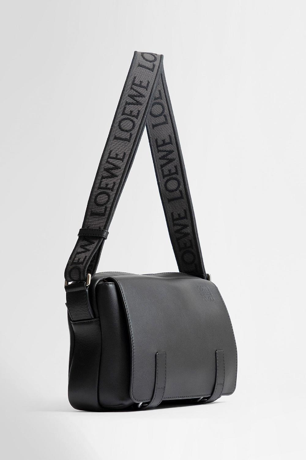 Antonioli LOEWE MAN BLACK SHOULDER BAGS