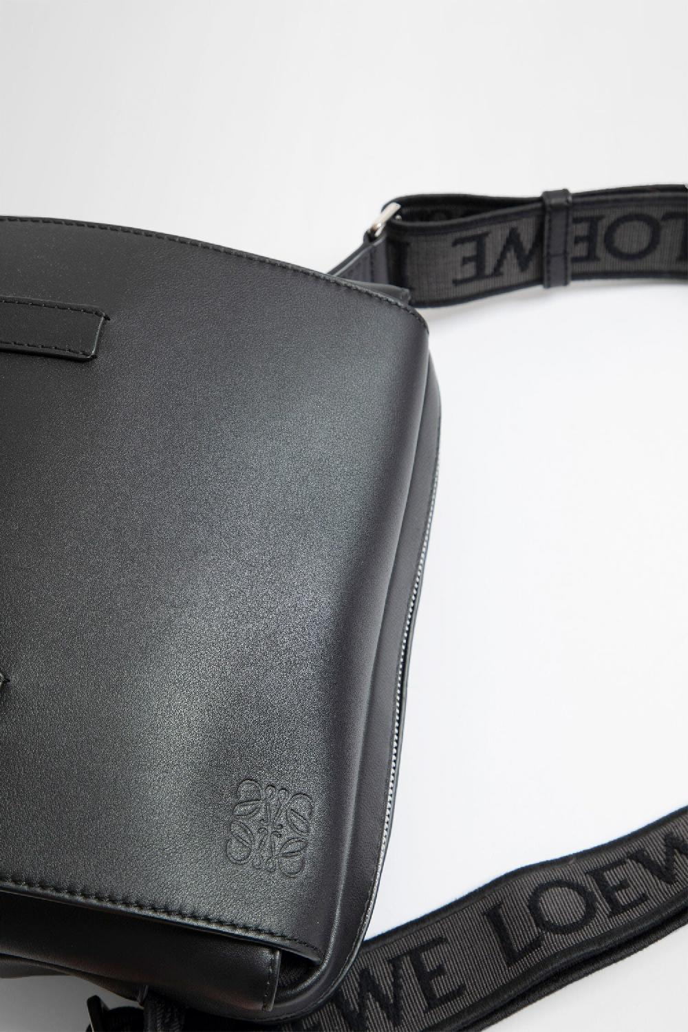 Antonioli LOEWE MAN BLACK SHOULDER BAGS