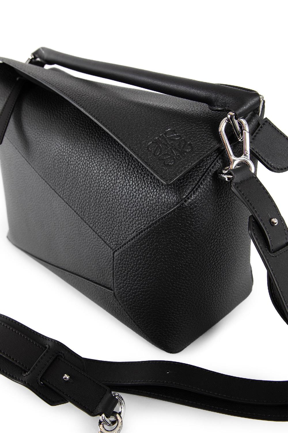 Antonioli LOEWE MAN BLACK SHOULDER BAGS