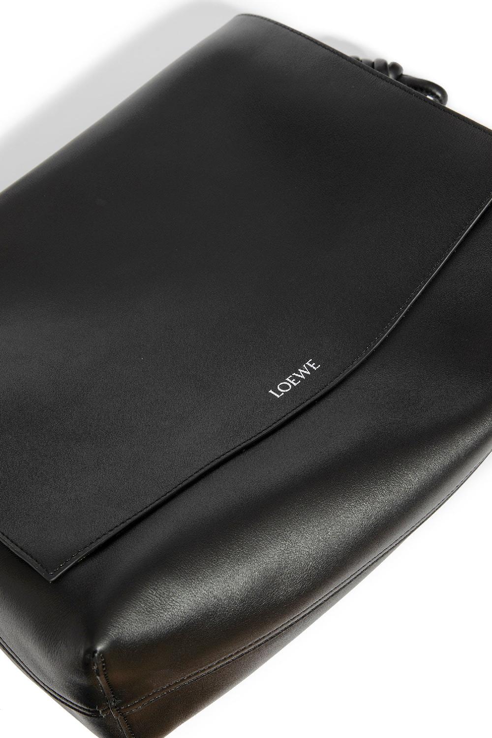 Antonioli LOEWE MAN BLACK TOP HANDLE BAGS