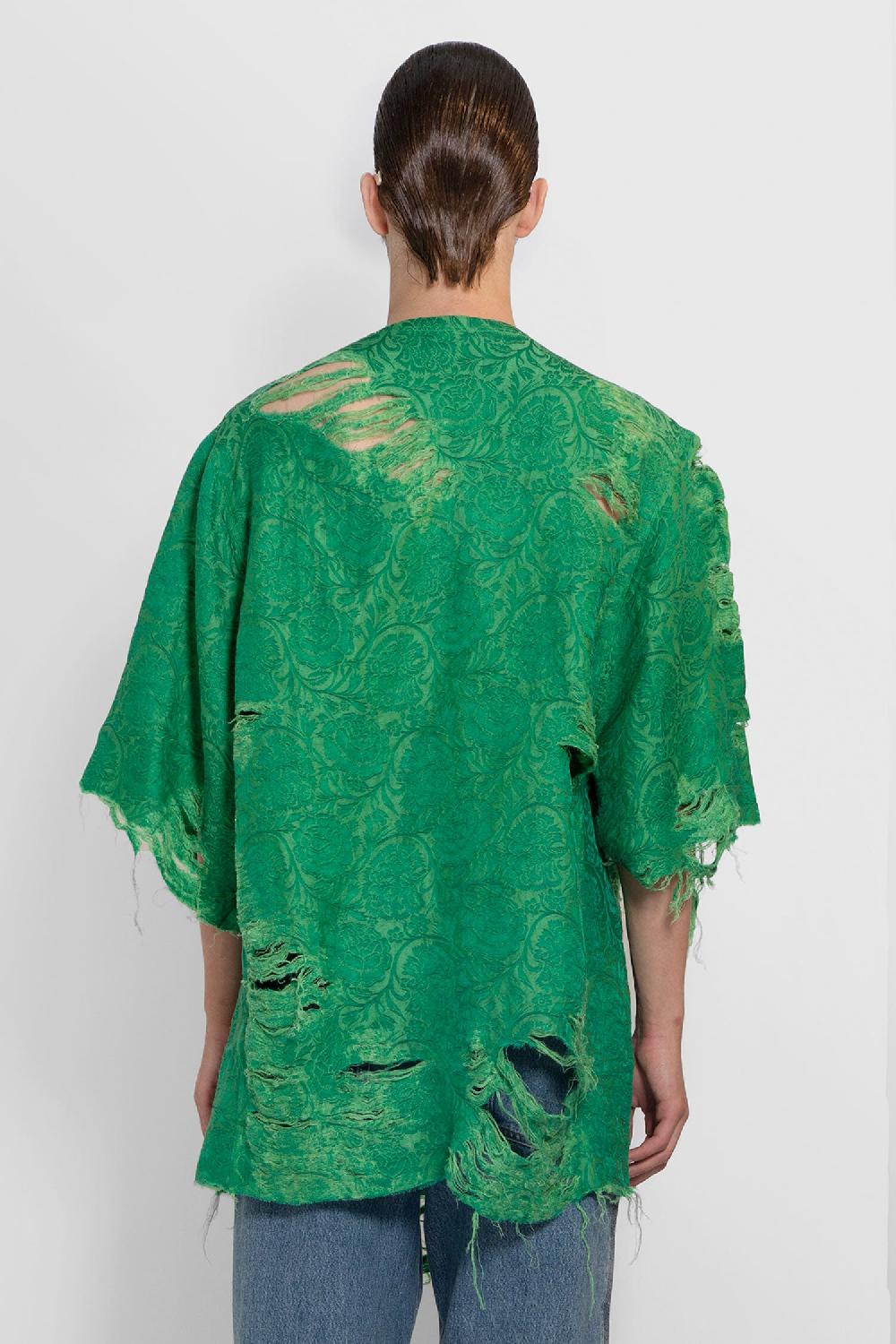Antonioli LOEWE MAN GREEN T-SHIRTS & TANK TOPS