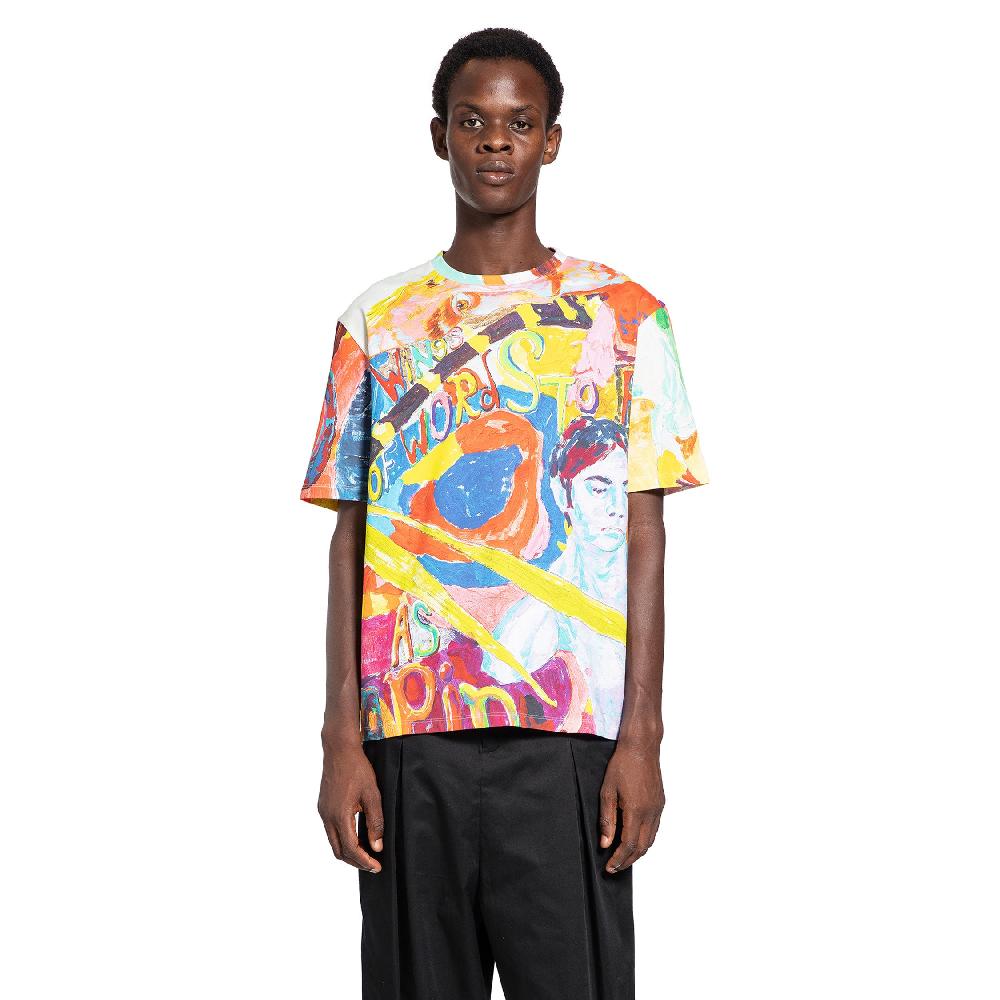 Antonioli LOEWE MAN MULTICOLOR T-SHIRTS & TANK TOPS