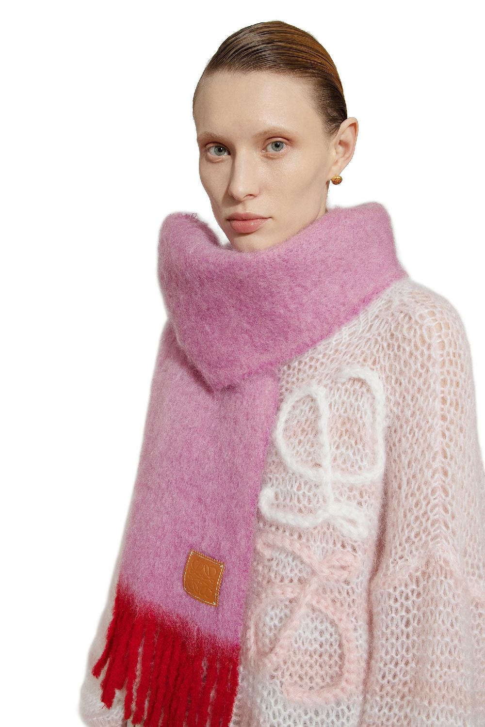 Antonioli LOEWE UNISEX PINK SCARVES