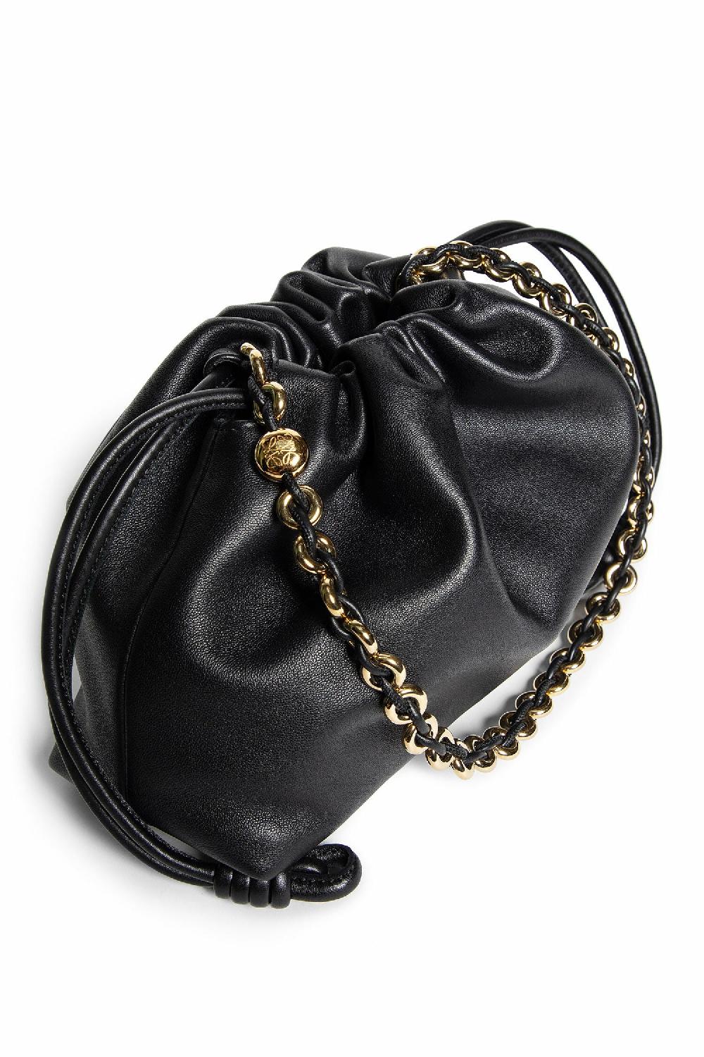 Antonioli LOEWE WOMAN BLACK SHOULDER BAGS
