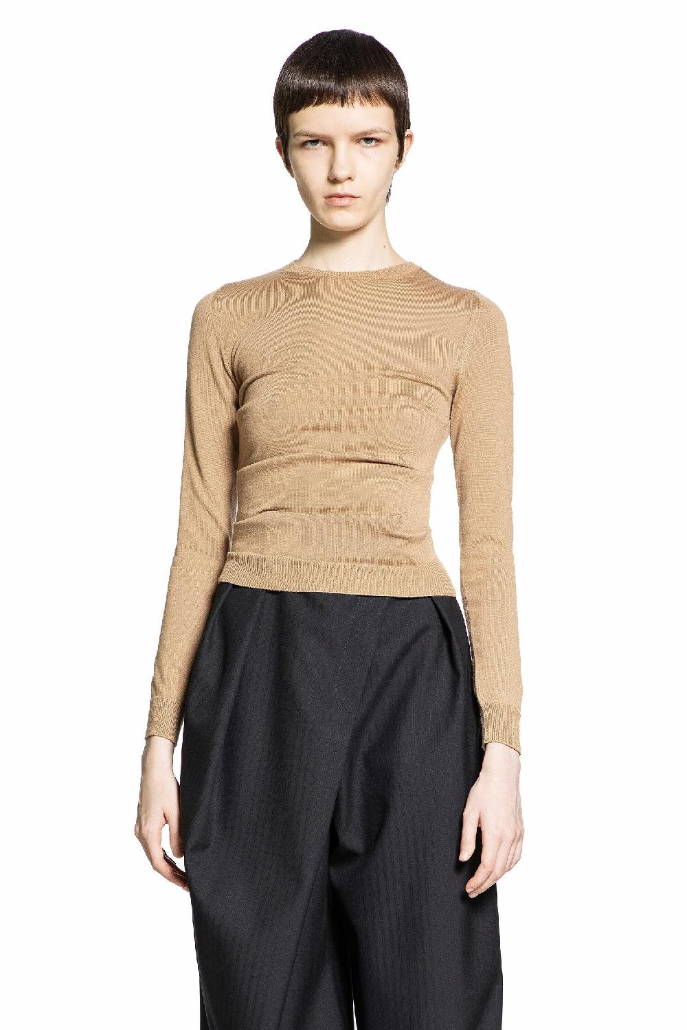 Antonioli LOEWE WOMAN BROWN KNITWEAR