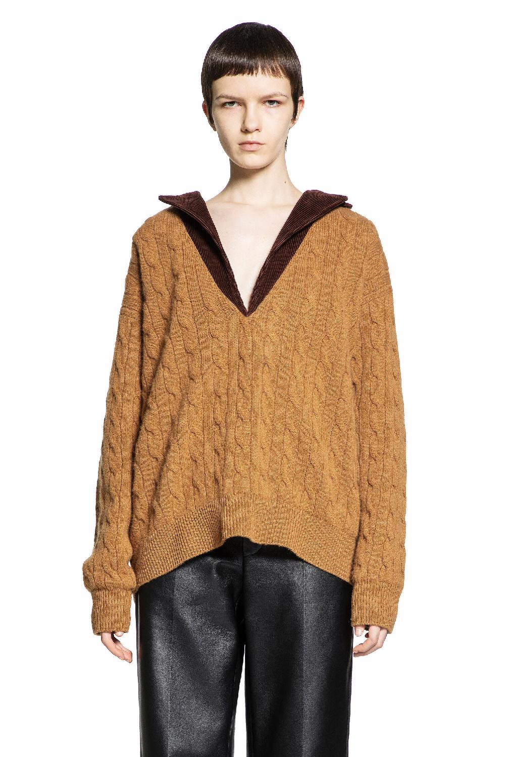 Antonioli LOEWE WOMAN BROWN KNITWEAR