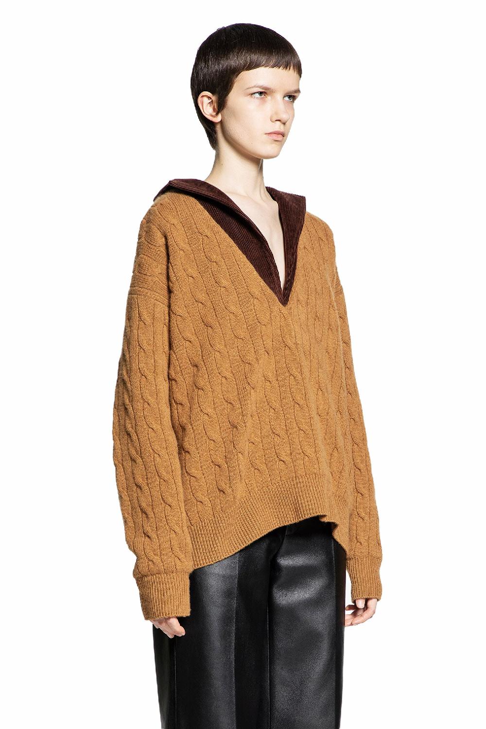 Antonioli LOEWE WOMAN BROWN KNITWEAR