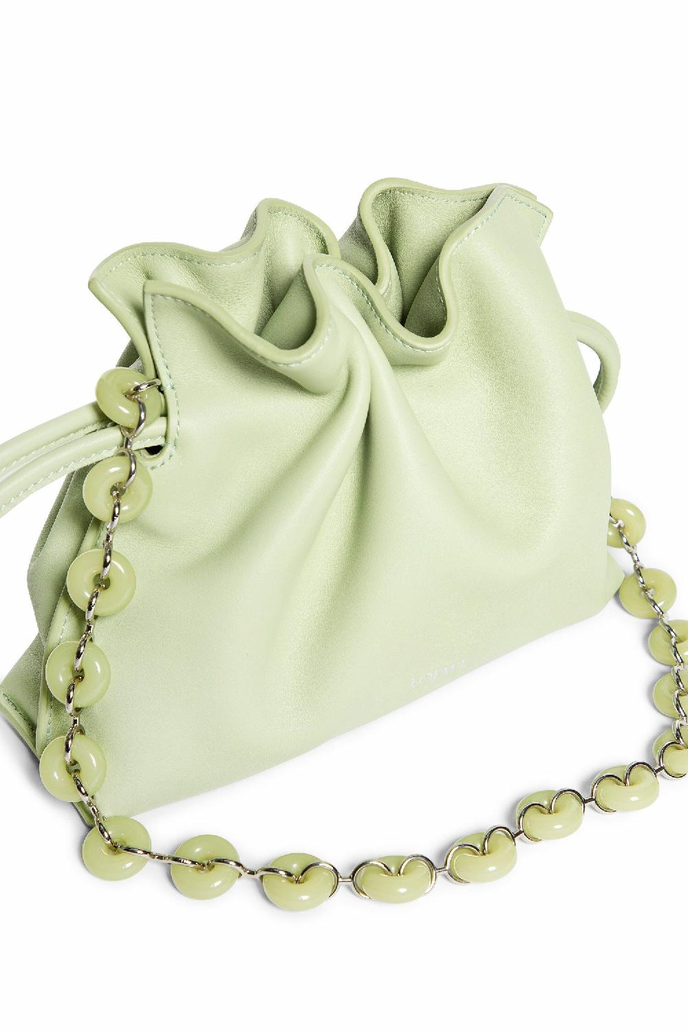 Antonioli LOEWE WOMAN GREEN CLUTCHES & POUCHES