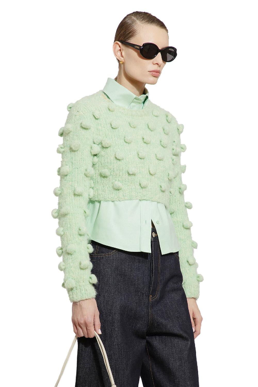 Antonioli LOEWE WOMAN GREEN KNITWEAR