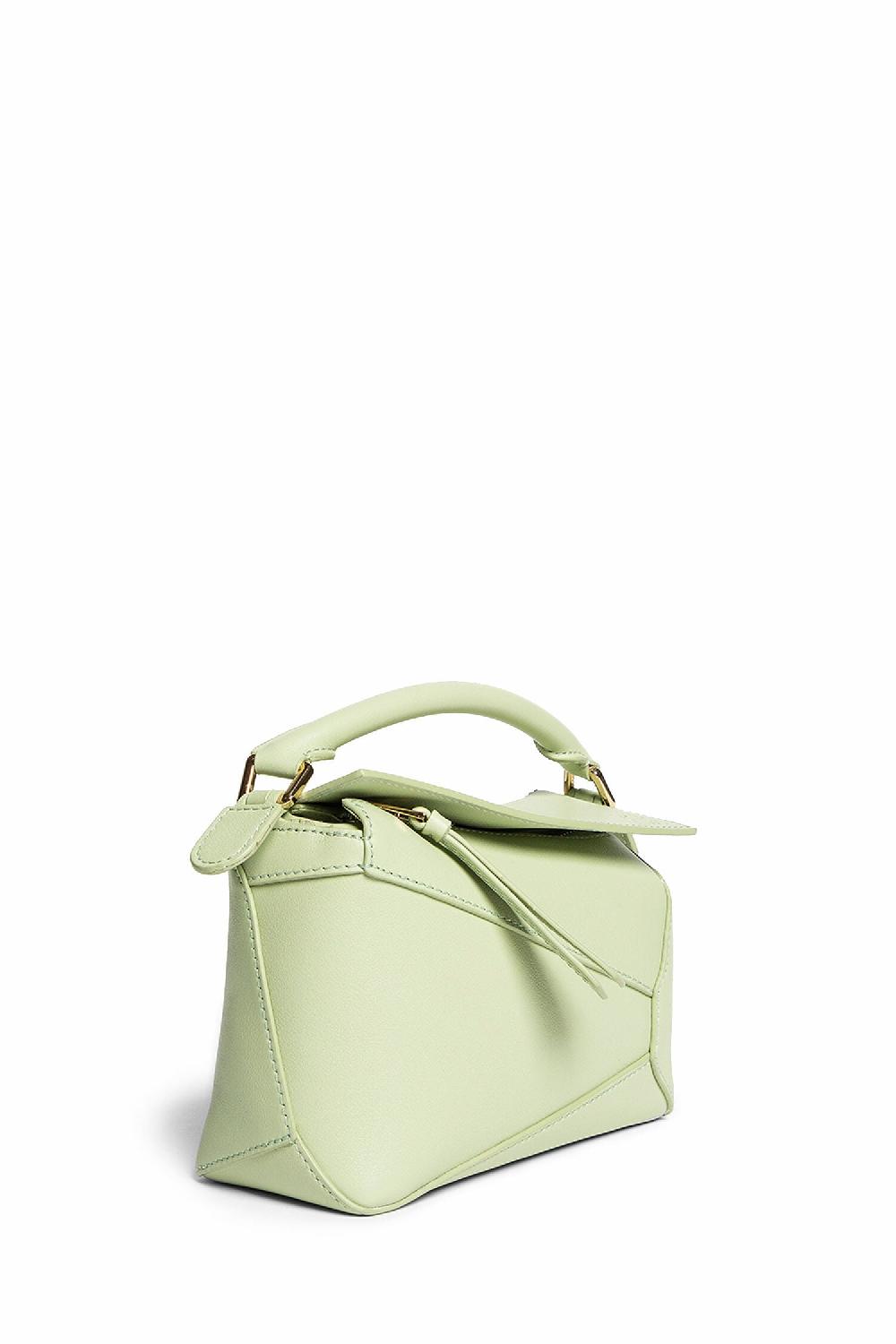 Antonioli LOEWE WOMAN GREEN TOP HANDLE BAGS