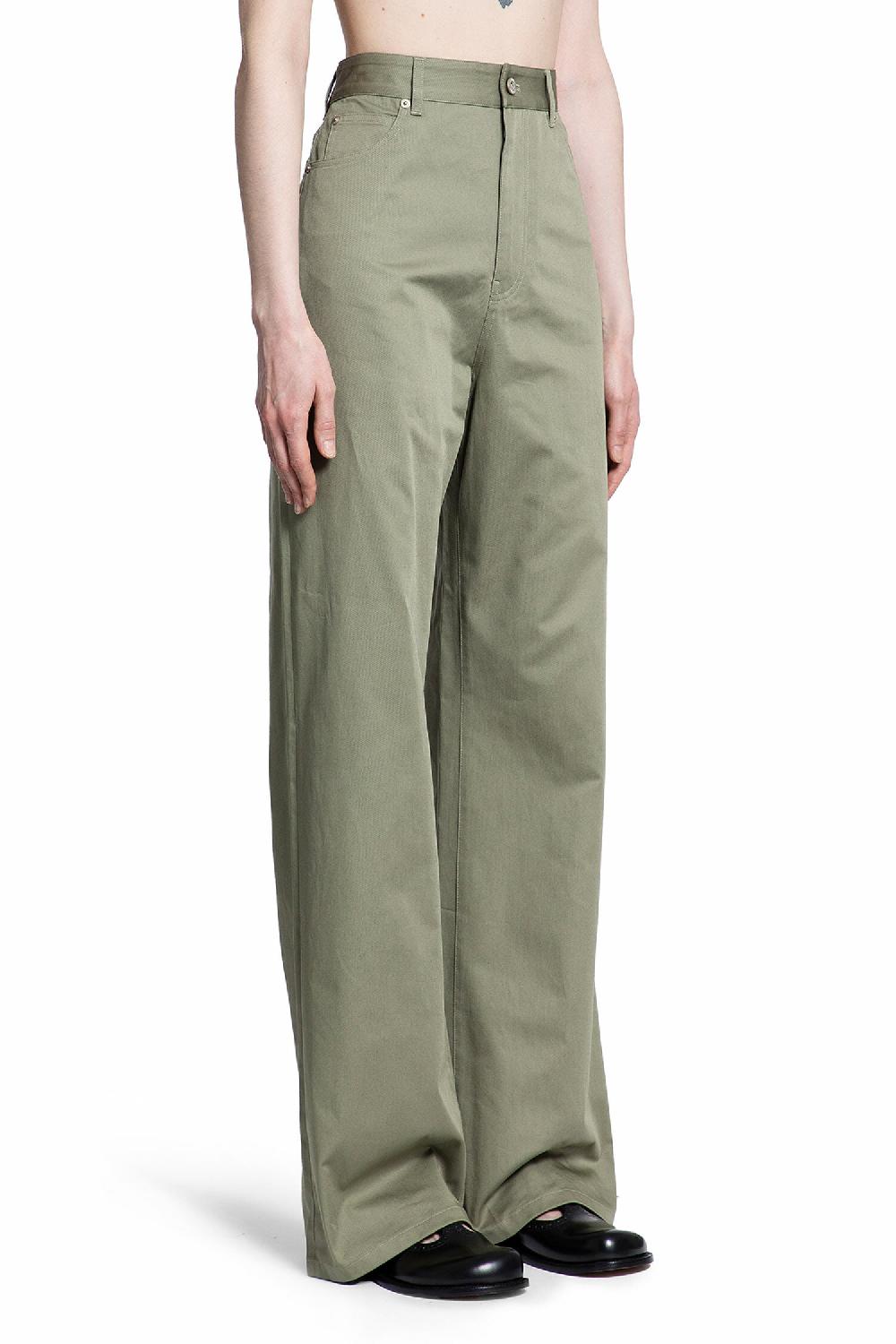 Antonioli LOEWE WOMAN GREEN TROUSERS