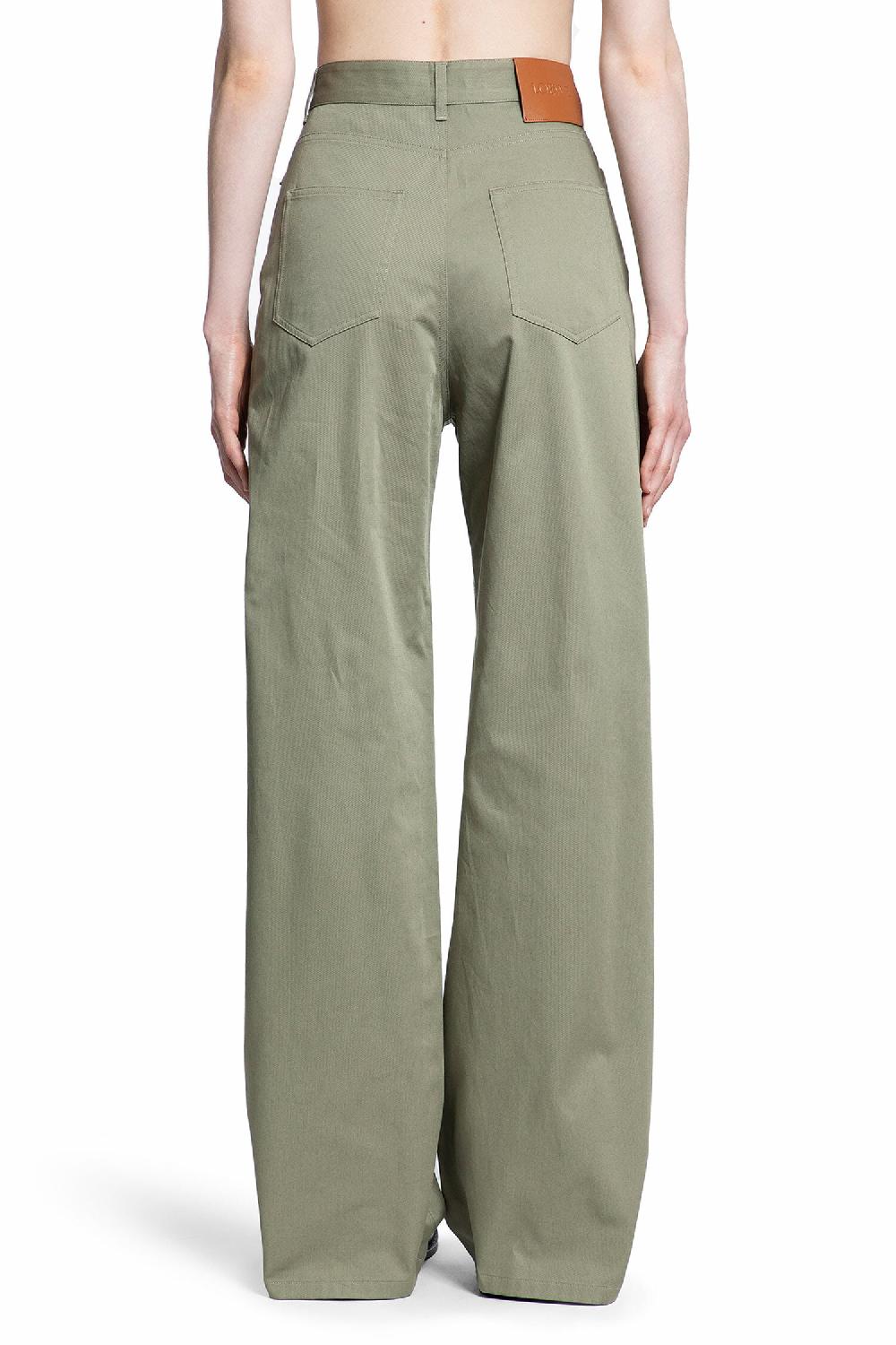 Antonioli LOEWE WOMAN GREEN TROUSERS