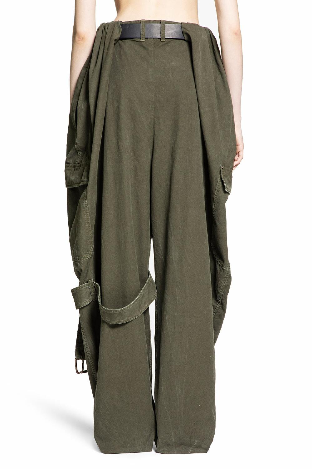 Antonioli LOEWE WOMAN GREEN TROUSERS