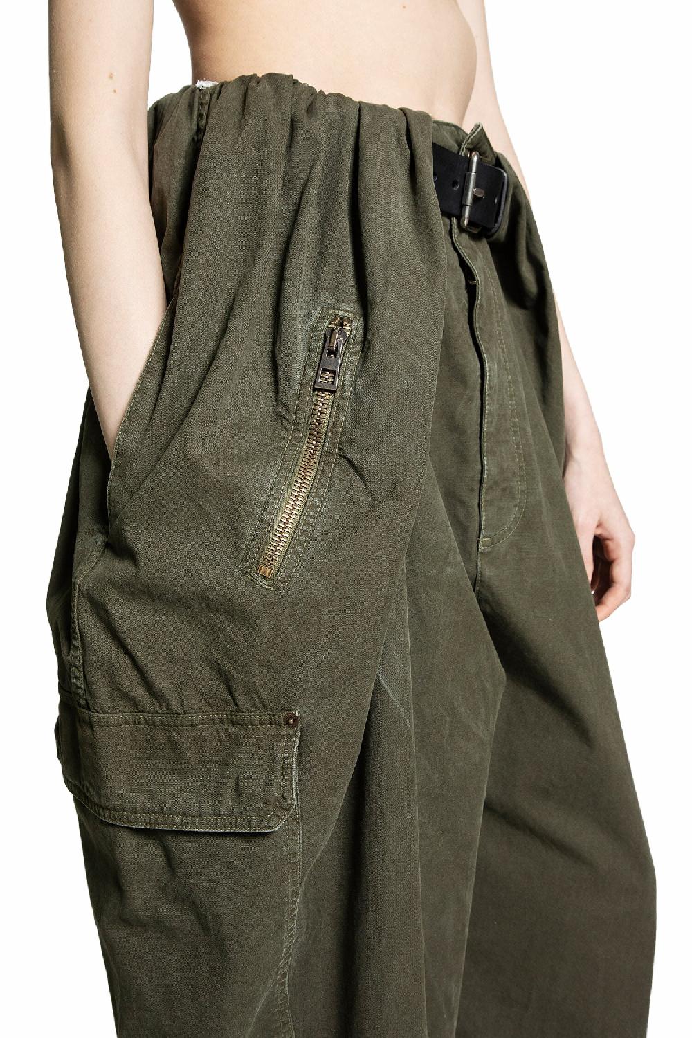 Antonioli LOEWE WOMAN GREEN TROUSERS