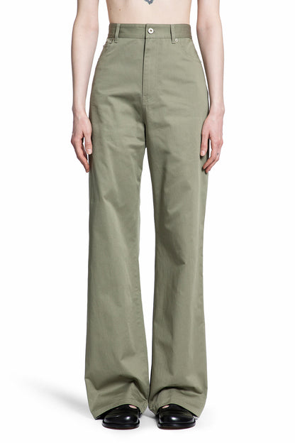 Antonioli LOEWE WOMAN GREEN TROUSERS