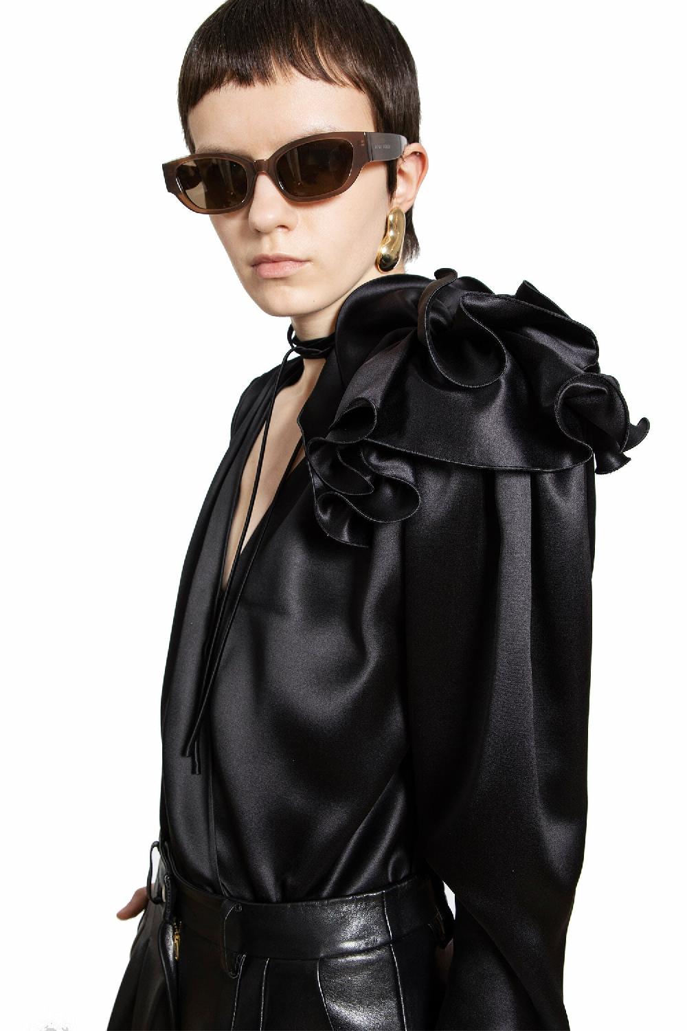 Antonioli MAGDA BUTRYM WOMAN BLACK SHIRTS