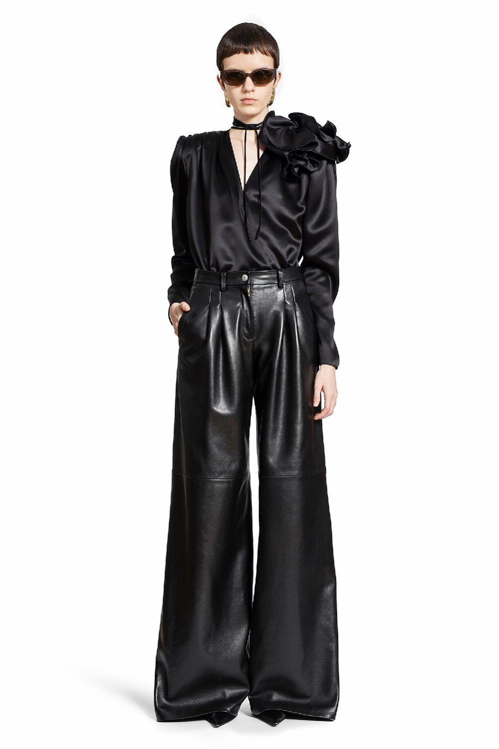 Antonioli MAGDA BUTRYM WOMAN BLACK TROUSERS