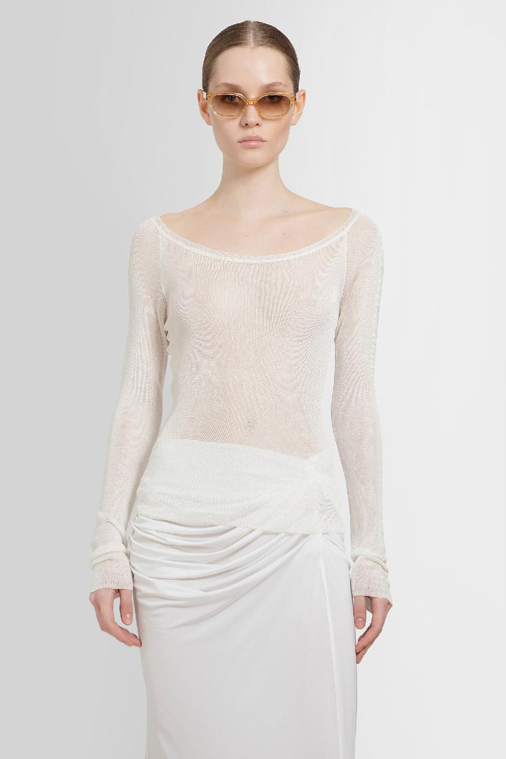 Antonioli MAGDA BUTRYM WOMAN WHITE KNITWEAR