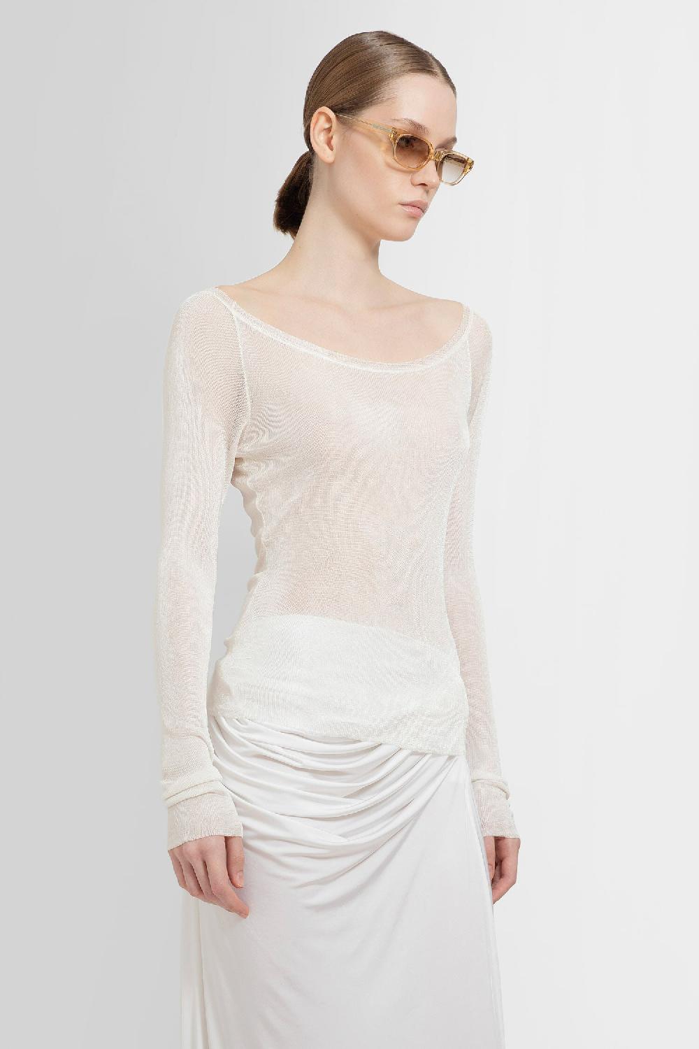 Antonioli MAGDA BUTRYM WOMAN WHITE KNITWEAR