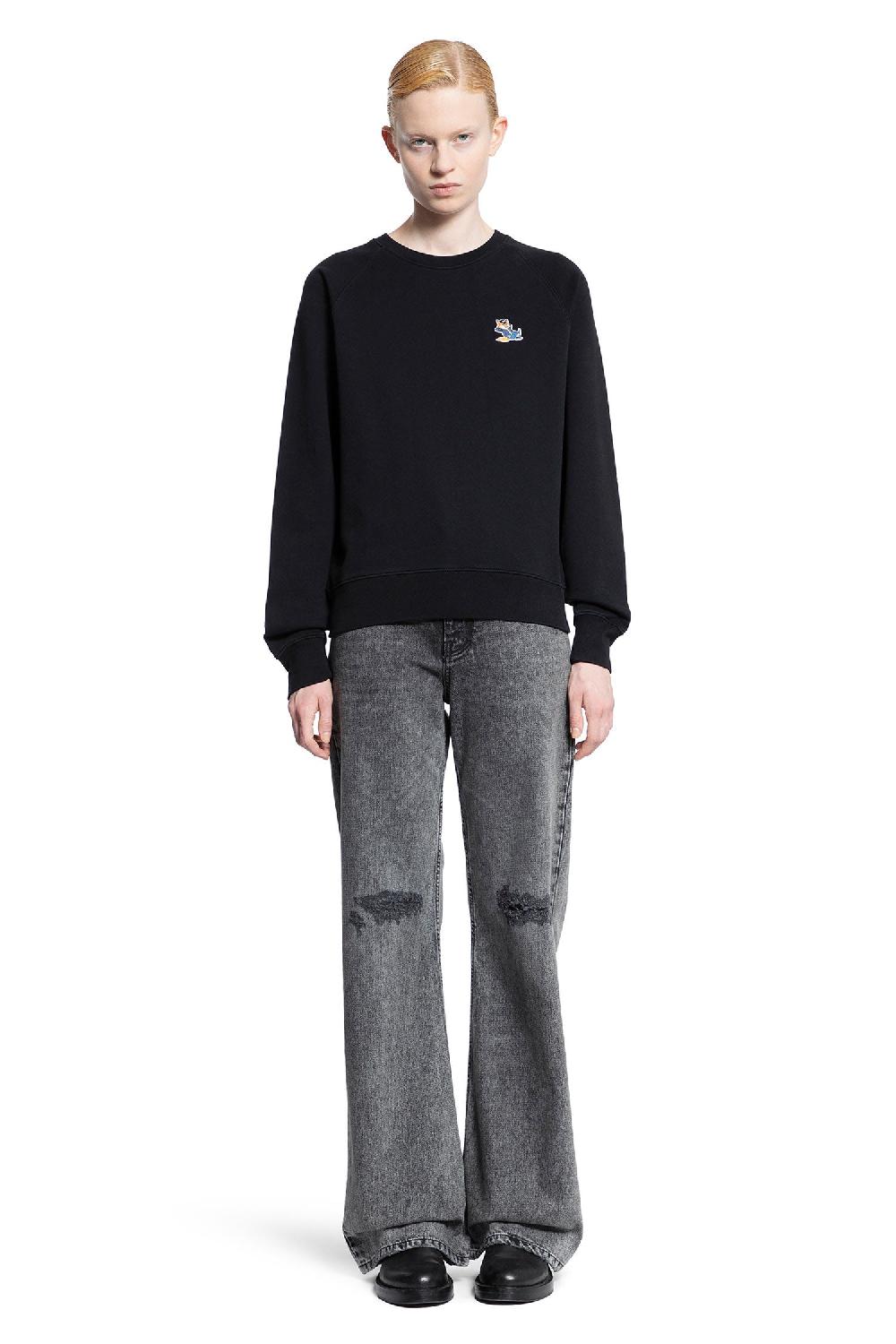 Antonioli MAISON KITSUNÉ WOMAN BLACK SWEATSHIRTS