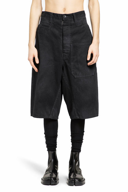 Antonioli MAISON MARGIELA MAN BLACK SHORTS & SKIRTS
