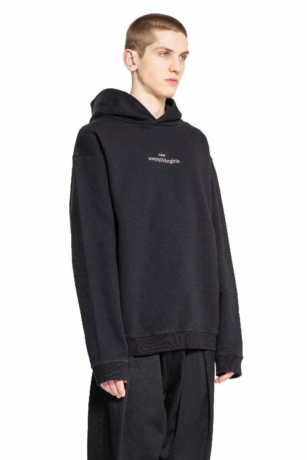 Antonioli MAISON MARGIELA MAN BLACK SWEATSHIRTS