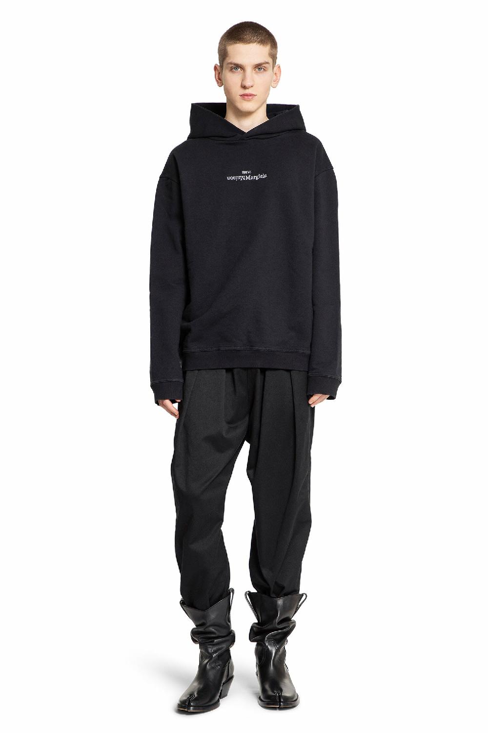 Antonioli MAISON MARGIELA MAN BLACK SWEATSHIRTS