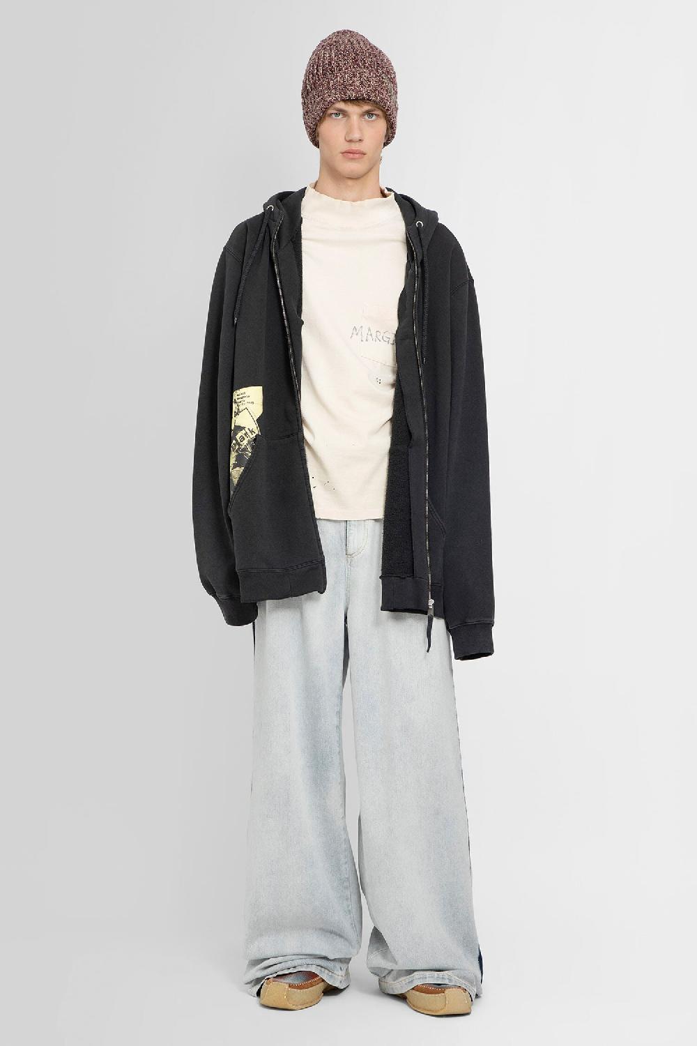 Antonioli MAISON MARGIELA MAN BLACK SWEATSHIRTS