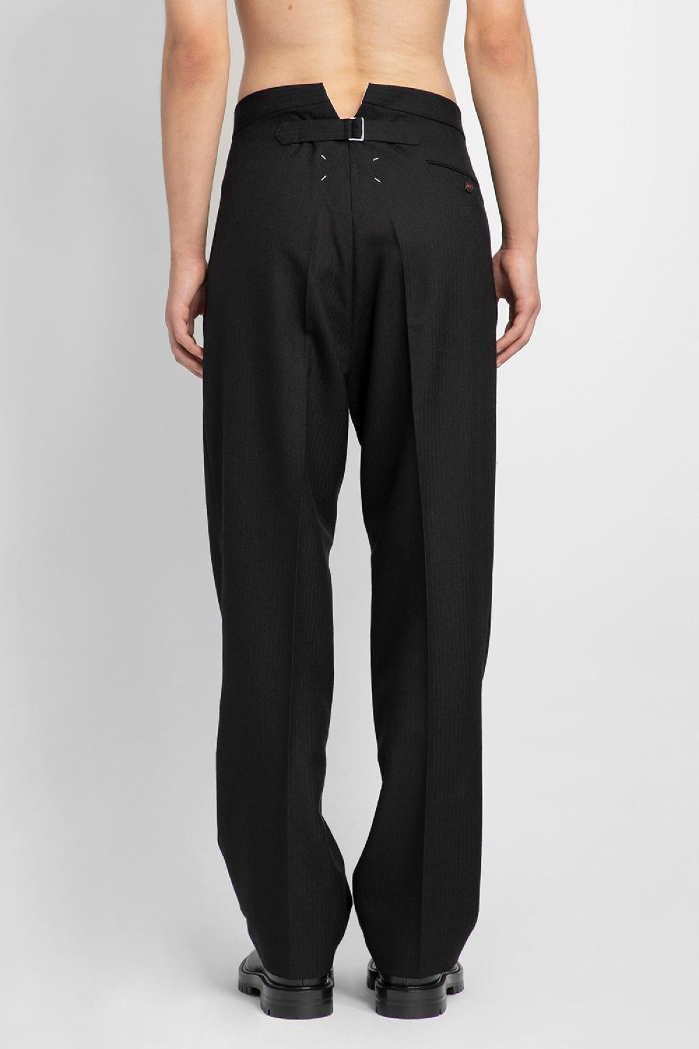 Antonioli MAISON MARGIELA MAN BLACK TROUSERS
