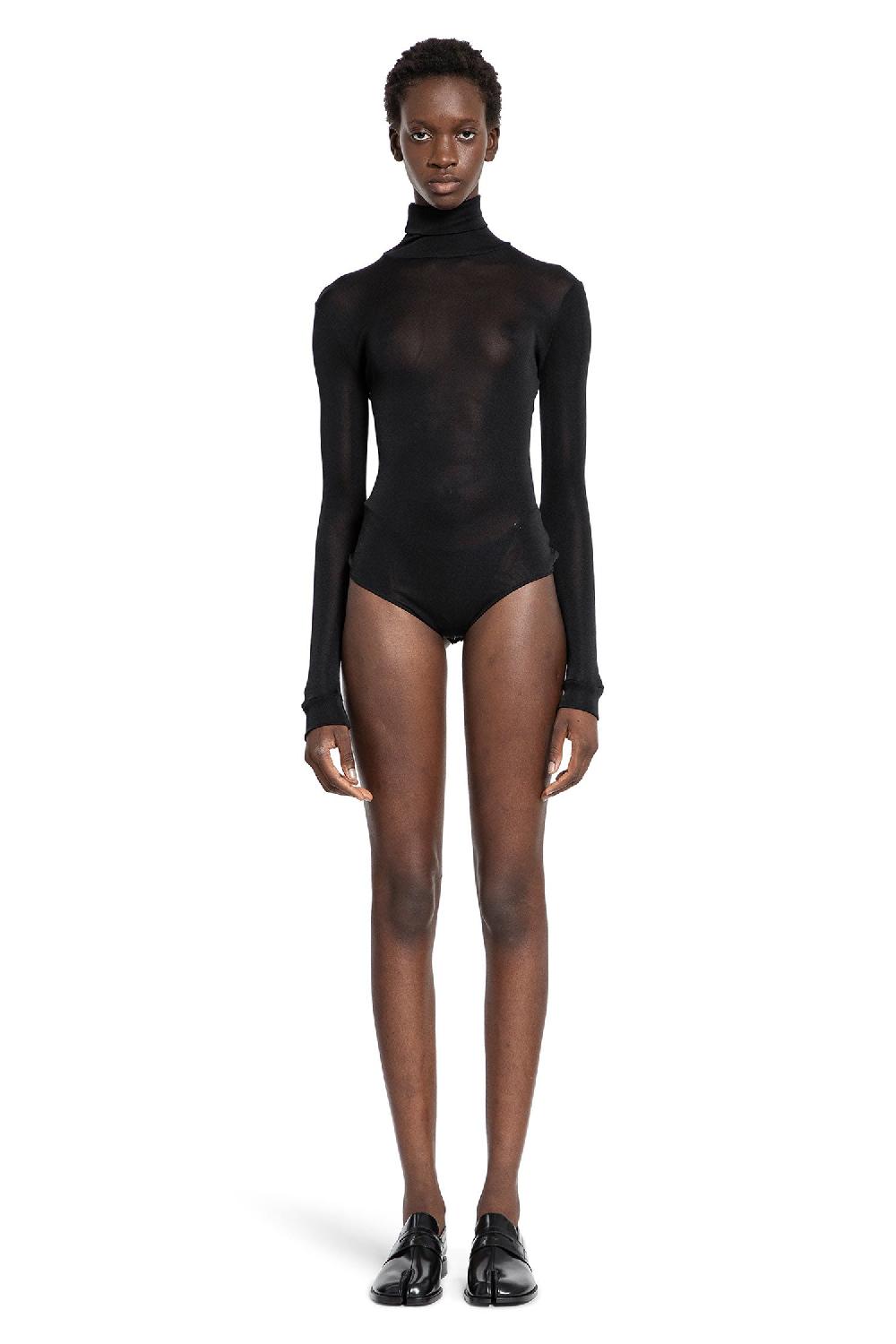 Antonioli MAISON MARGIELA WOMAN BLACK BODYSUITS