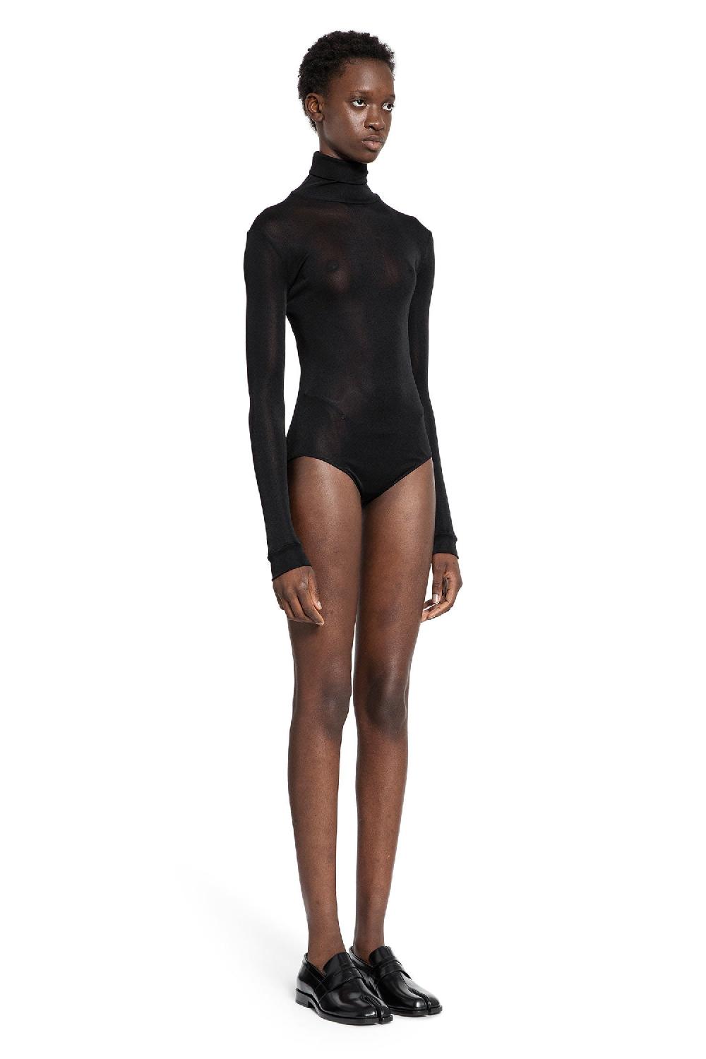 Antonioli MAISON MARGIELA WOMAN BLACK BODYSUITS