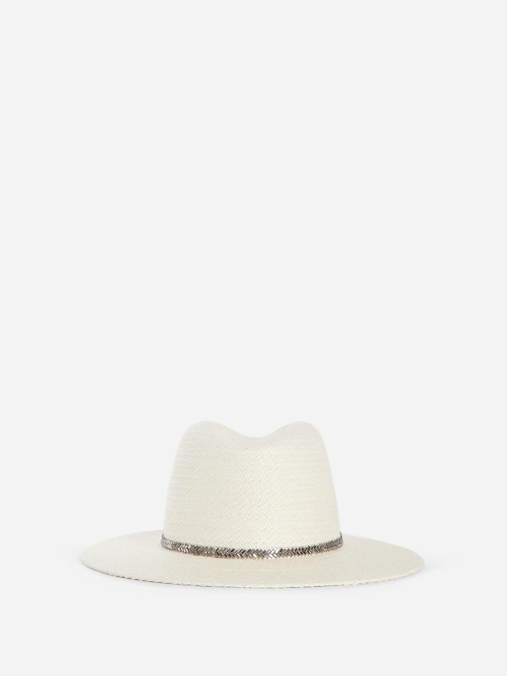 Antonioli MAISON MICHEL WOMAN OFF-WHITE HATS