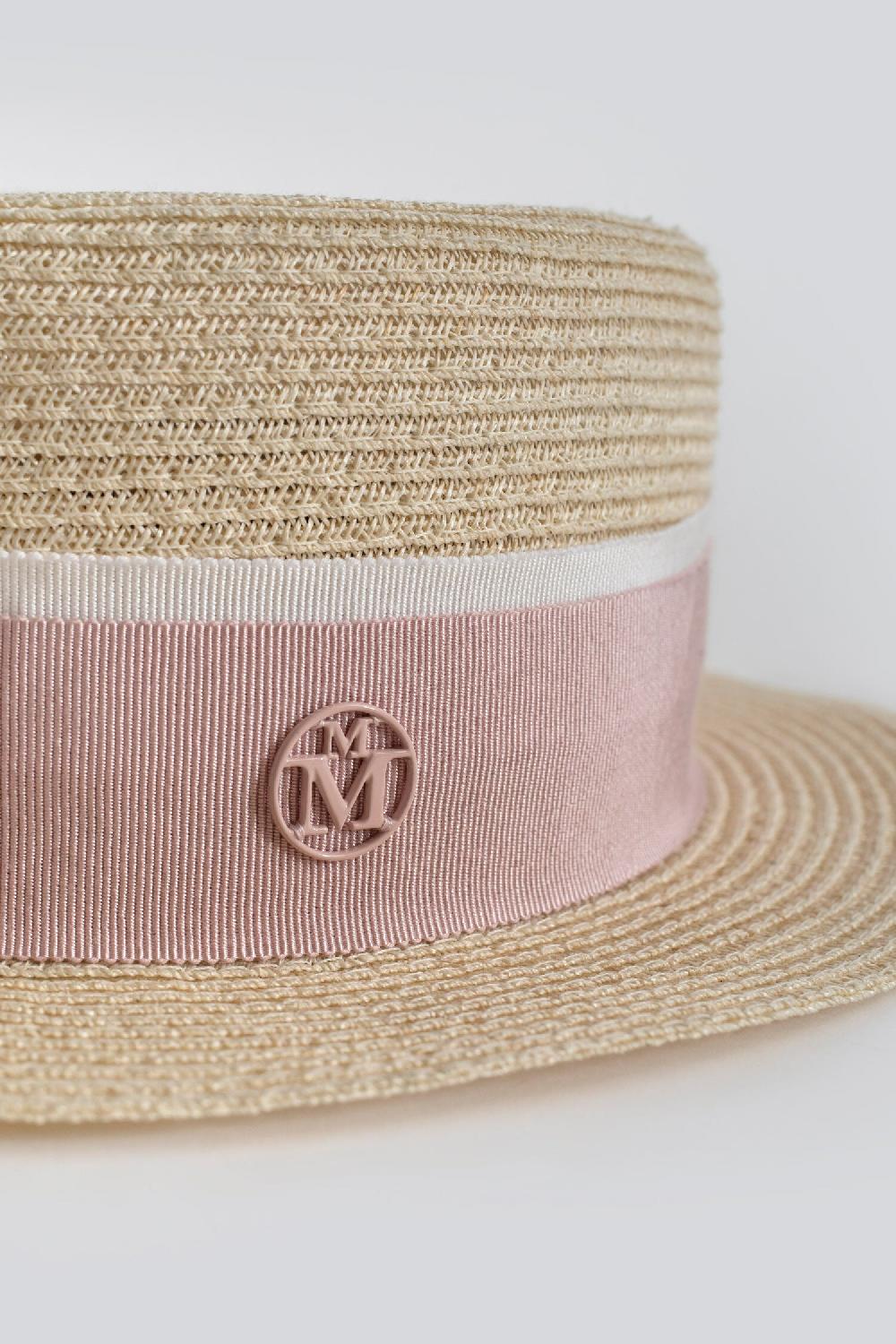 Antonioli MAISON MICHEL WOMAN OFF-WHITE HATS