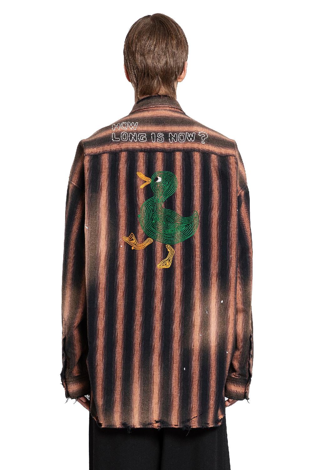 Antonioli MAISON MIHARA YASUHIRO MAN BROWN SHIRTS