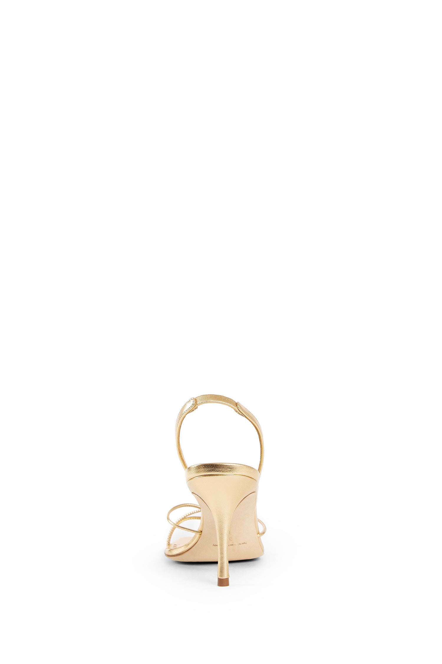 Antonioli MANOLO BLAHNIK WOMAN GOLD SANDALS & SLIDES