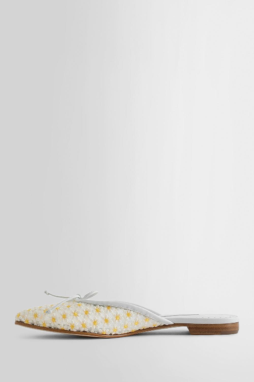 Antonioli MANOLO BLAHNIK WOMAN OFF-WHITE MULES