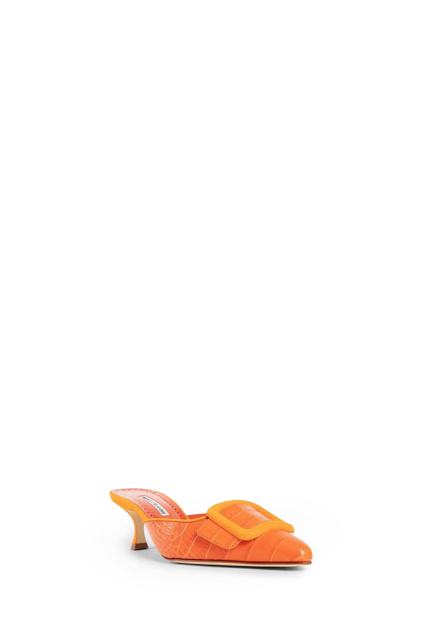 Antonioli MANOLO BLAHNIK WOMAN ORANGE MULES