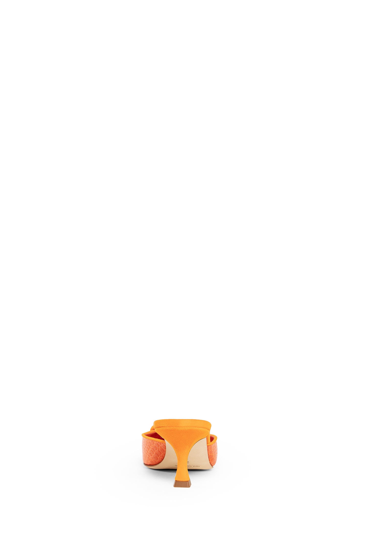 Antonioli MANOLO BLAHNIK WOMAN ORANGE MULES