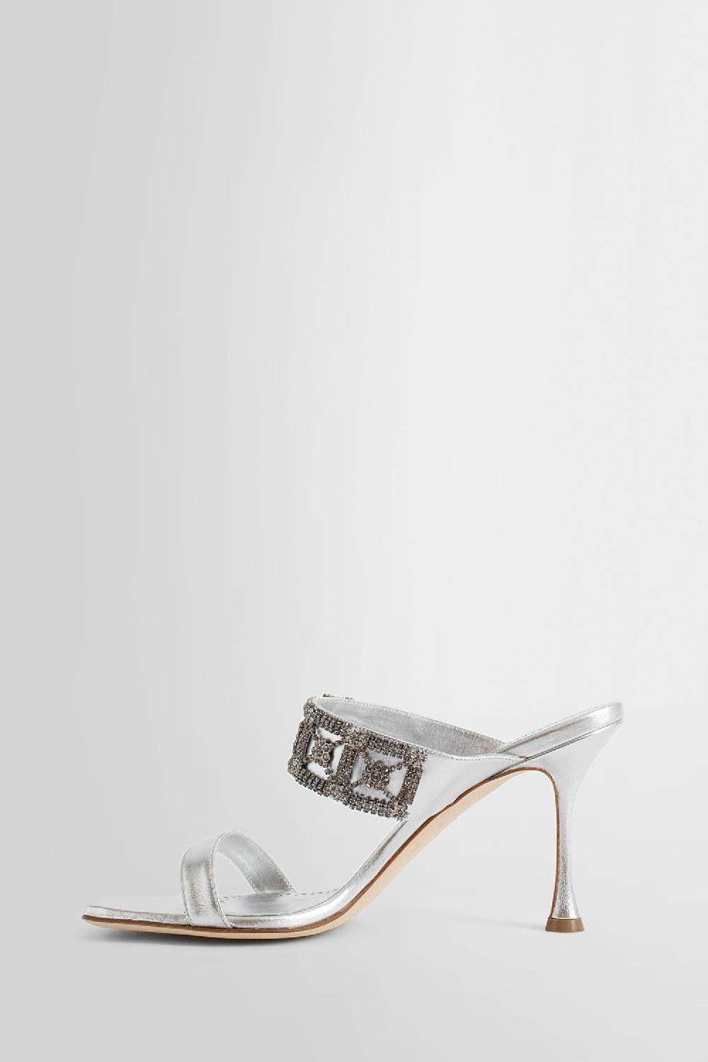 Antonioli MANOLO BLAHNIK WOMAN SILVER MULES