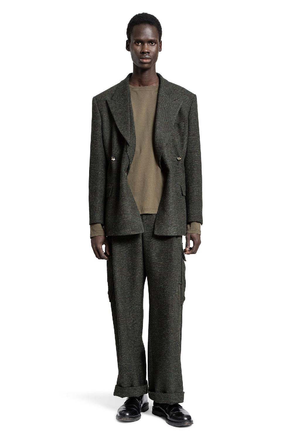 Antonioli MARINA YEE MAN GREEN T-SHIRTS & TANK TOPS