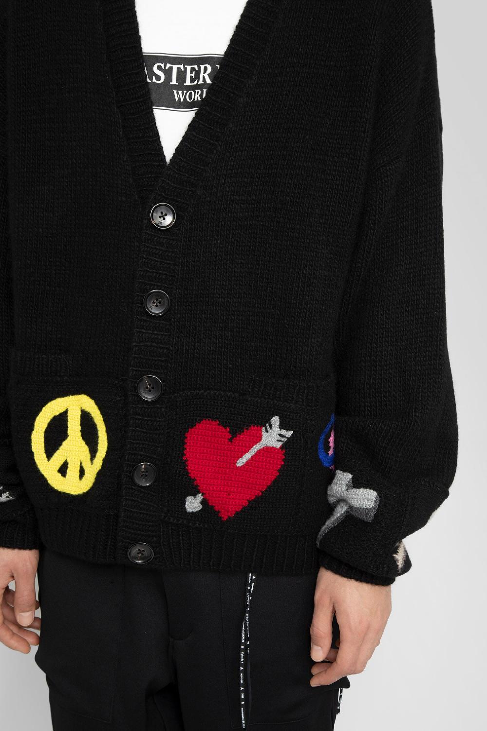 Antonioli MASTERMIND WORLD MAN BLACK KNITWEAR