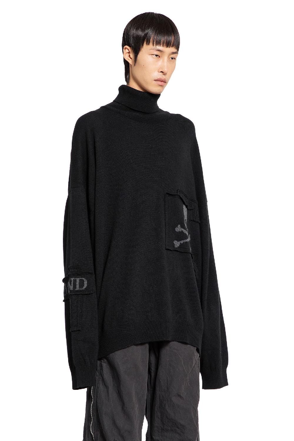 Antonioli MASTERMIND WORLD MAN BLACK KNITWEAR