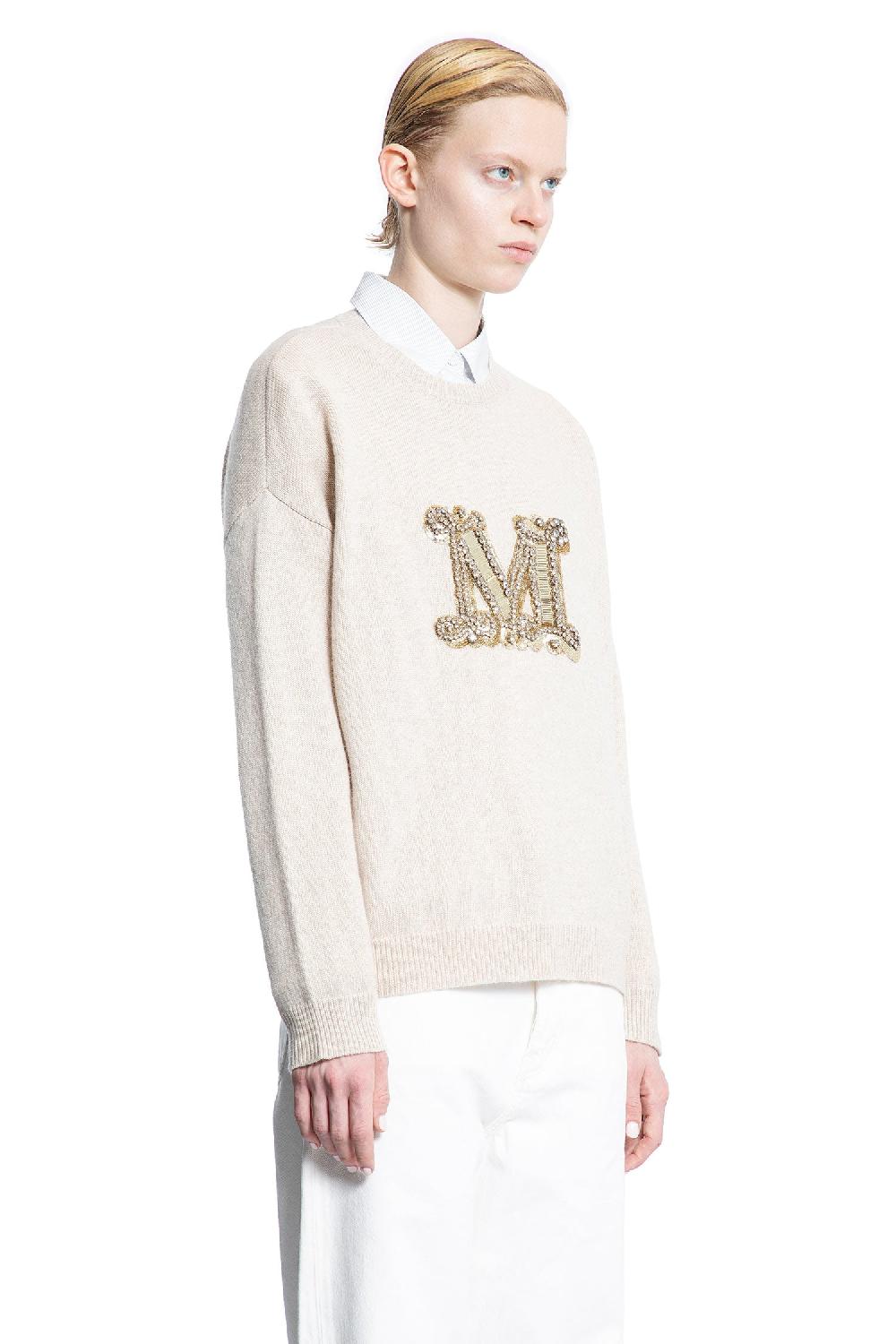 Antonioli MAX MARA WOMAN BEIGE KNITWEAR