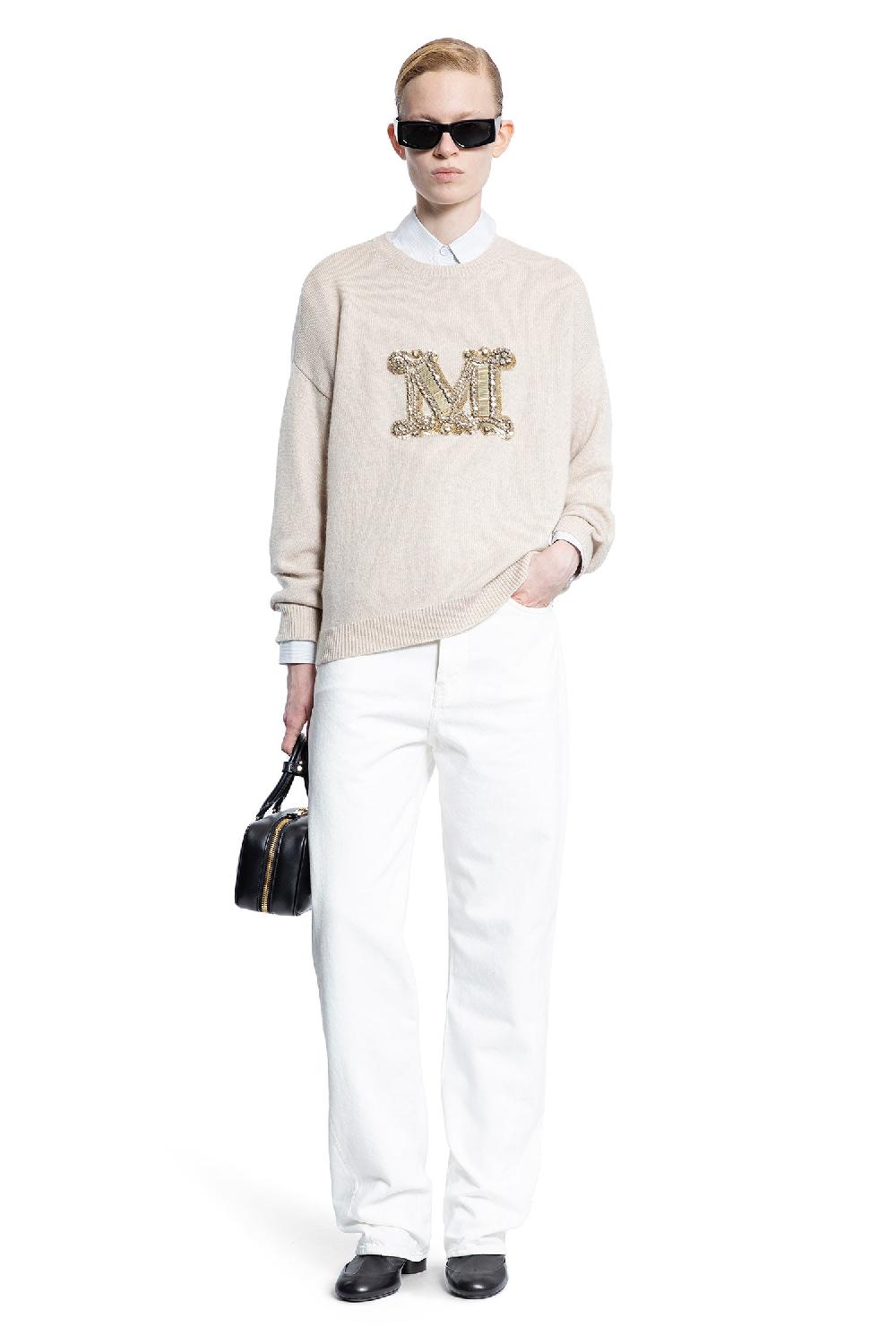 Antonioli MAX MARA WOMAN BEIGE KNITWEAR