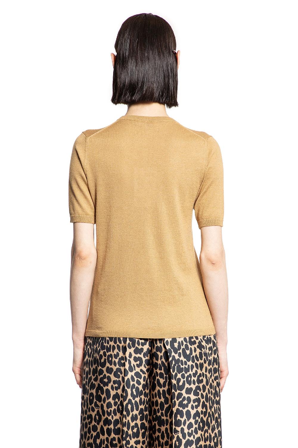 Antonioli MAX MARA WOMAN BEIGE T-SHIRTS & TANK TOPS