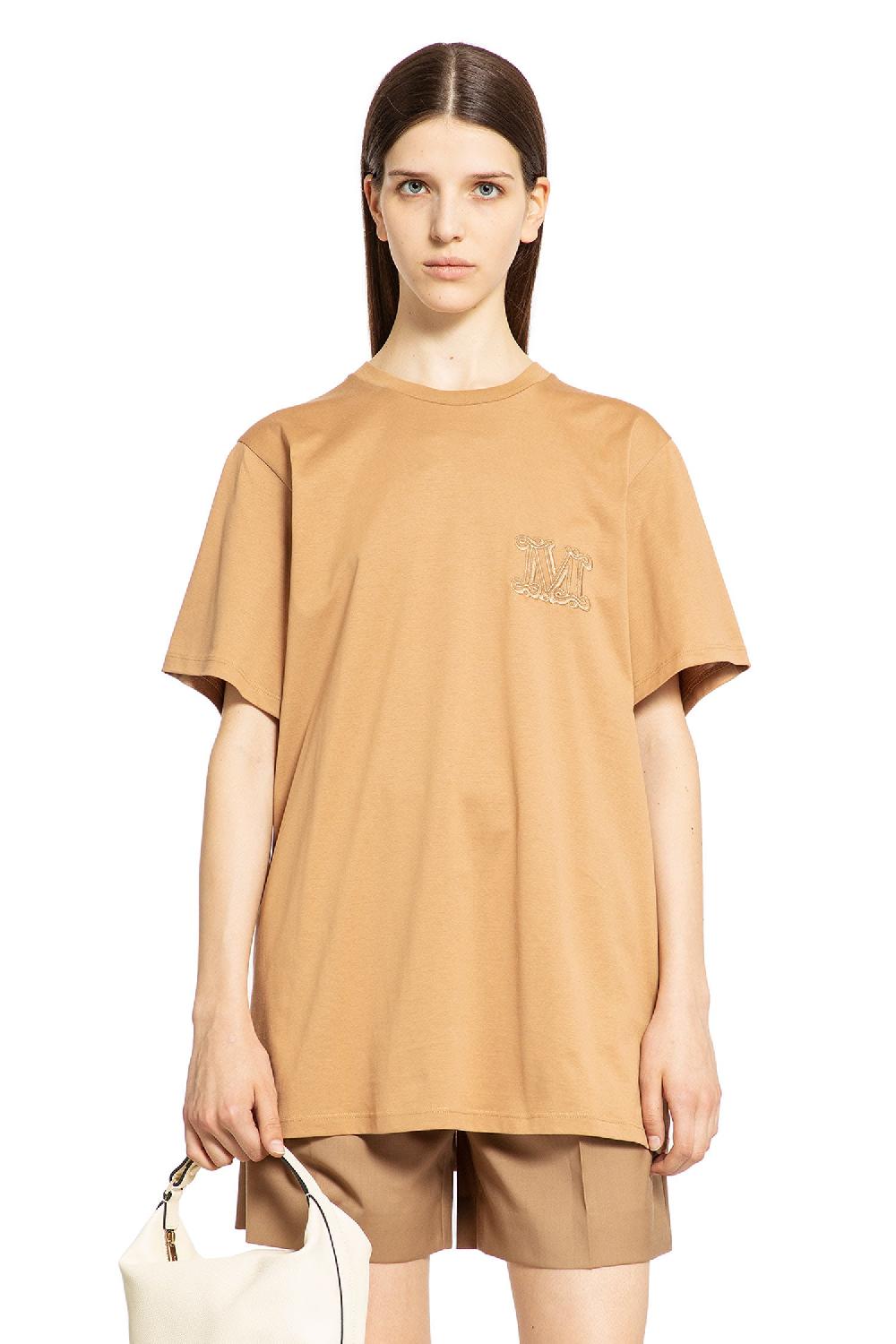 Antonioli MAX MARA WOMAN BEIGE T-SHIRTS & TANK TOPS