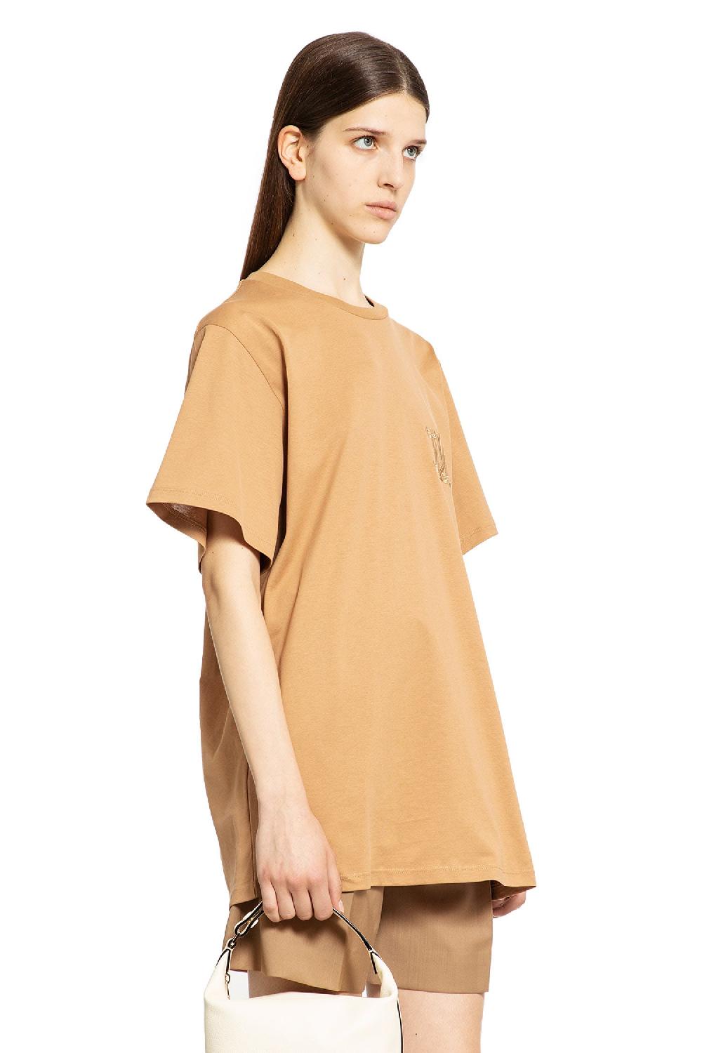 Antonioli MAX MARA WOMAN BEIGE T-SHIRTS & TANK TOPS